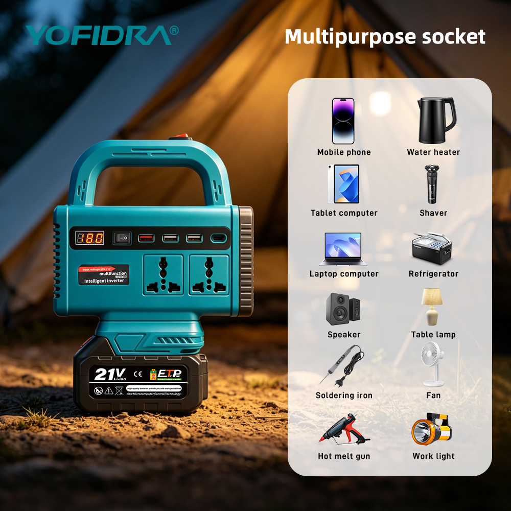Портативный инвертор YOFIDRA 2 – обзор и цена Ac Outdoor Power